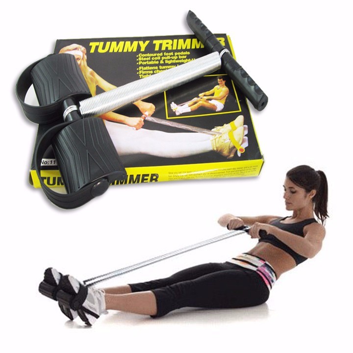 Double spring tummy trimmer